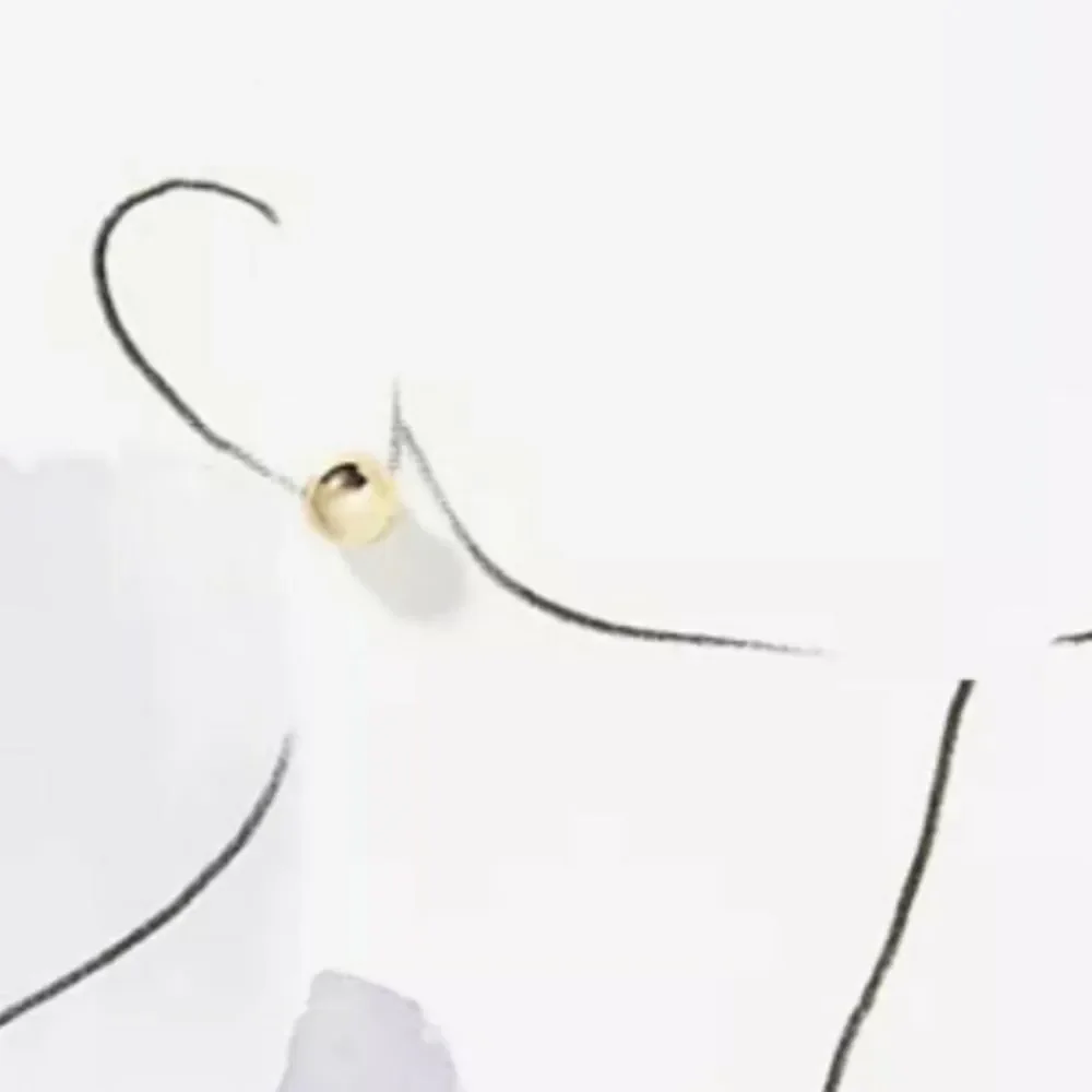 New! Anthro Gold Huggie Earrings - Picture 12 of 12